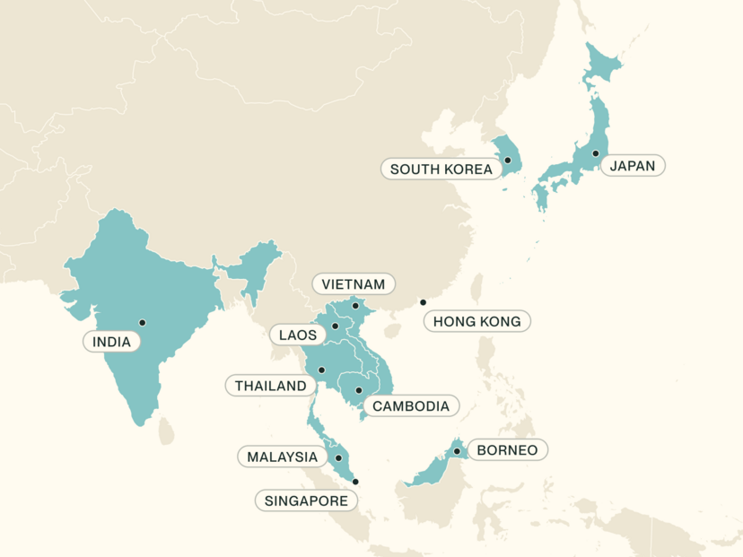 Destination map